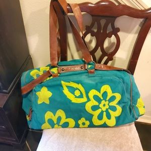 Next retro floral travel bag